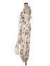 Unbranded 100% Polyester Floral Ivory Casual Dress Size S - photo 5