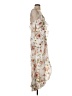Unbranded 100% Polyester Floral Ivory Casual Dress Size S - photo 4