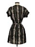 Blush 100% Polyester Paisley Black Casual Dress Size S - photo 2