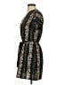 Blush 100% Polyester Paisley Black Casual Dress Size S - photo 5