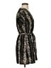 Blush 100% Polyester Paisley Black Casual Dress Size S - photo 4