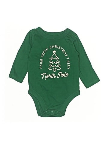 Holiday Time Long Sleeve Onesie (view 1)