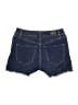 Express Solid Blue Denim Shorts Size 8 - photo 2