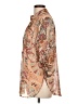 Depri 100% Polyester Paisley Tan 3/4 Sleeve Blouse Size L - photo 5