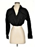 A.L.C. 100% Cotton Black Long Sleeve Blouse Size 2 - photo 1