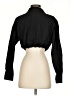 A.L.C. 100% Cotton Black Long Sleeve Blouse Size 2 - photo 2