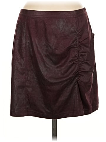 Free People Faux Leather Skirt (view 1)