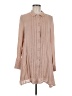 Knot Sisters 100% Viscose Tan Long Sleeve Blouse Size M - photo 1
