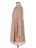 Knot Sisters 100% Viscose Tan Long Sleeve Blouse Size M - photo 5