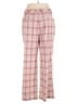 Worthington Plaid Pink Casual Pants Size 16 - photo 2
