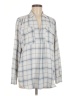 Ann Taylor 100% Polyester Ivory Long Sleeve Blouse Size M - photo 1