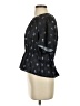 Ciao Lucia 100% Polyester Black Short Sleeve Blouse Size S - photo 5