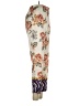 Shein 100% Polyester Floral Ivory Casual Pants Size XS - photo 4