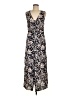 Faherty 100% Viscose Paisley Blue Casual Dress Size L - photo 1