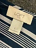 Ann Taylor LOFT Outlet 100% Polyester Gray 3/4 Sleeve Blouse Size L - photo 7