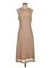 Anne Klein 100% Polyester Tan Casual Dress Size 4 - photo 1