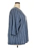 W5 Blue 3/4 Sleeve Blouse Size 3X - photo 4