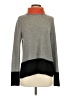 Magaschoni 100% Cashmere Color Block Gray Cashmere Pullover Sweater Size S - photo 1