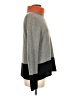 Magaschoni 100% Cashmere Color Block Gray Cashmere Pullover Sweater Size S - photo 4
