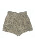 Three Dots 100% Rayon Tweed Gold Shorts Size S - photo 2