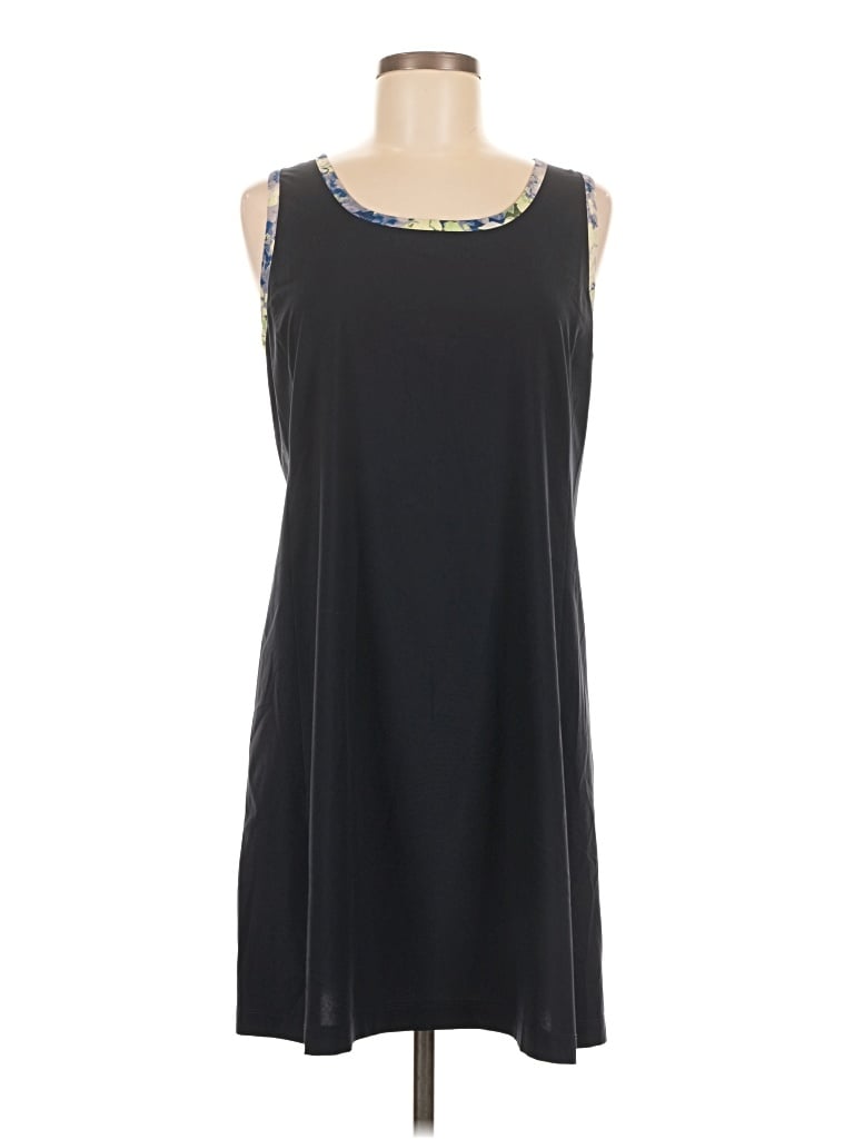 Pre-owned Jjill Casual Dress In Black