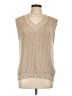 Tees2urdoor 100% Polyester Tan Sweater Vest Size L - photo 1