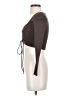 Zara Brown Long Sleeve Top Size S - photo 5