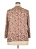 LUQ 100% Rayon Brown 3/4 Sleeve Blouse Size XXL - photo 2