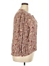 LUQ 100% Rayon Brown 3/4 Sleeve Blouse Size XXL - photo 4