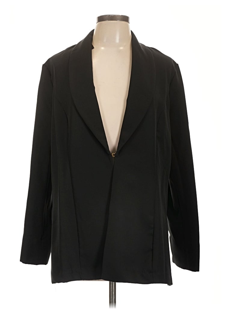 Pre-owned Iman Blazer Jacket In Black