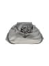 Assorted Brands 100% Leather Metallic Gray Silver Leather Clutch One size - photo 1