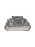 Assorted Brands 100% Leather Metallic Gray Silver Leather Clutch One size - photo 3