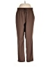 Gap Fit Solid Brown Casual Pants Size L - photo 1