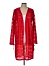 Ellen Tracy 100% Polyester Red Cardigan Size L - photo 1