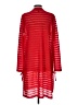 Ellen Tracy 100% Polyester Red Cardigan Size L - photo 2