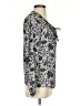 B Collection by Bobeau Paisley Silver Long Sleeve Blouse Size S - photo 4