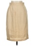 Gianfranco Ferre 100% Rayon Chevron-herringbone Tan Formal Skirt Size EU (IT) 40 / US 4 - photo 1