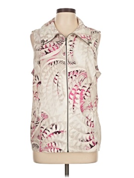 Weekends By Chico's Sleeveless Button Down Shirt