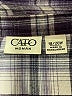 Cato 100% Rayon Plaid Gray Long Sleeve Button-Down Shirt Size 18/20W - photo 7