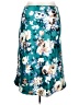 Lularoe Floral Teal Casual Skirt Size 2X - photo 1
