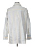 Zara Basic Stripes Yellow Silver Long Sleeve Button-Down Shirt Size L - photo 2