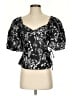 Jonathan Simkhai Black Short Sleeve Blouse Size 4 - photo 1