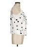 CAbi 100% Polyester Polka Dots White Sleeveless Blouse Size M - photo 4