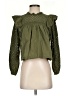 Maje Green Long Sleeve Blouse Size Sm (1) - photo 1