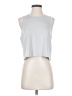Bearded Goat 100% Polyester Silver Gray Sleeveless T-Shirt Size S (estimated) - photo 1