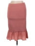 Venus 100% Polyester Solid Pink Casual Skirt Size L - photo 1