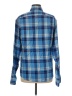 UNTUCKit 100% Cotton Plaid Blue Long Sleeve Button-Down Shirt Size M - photo 2
