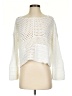 525 America 100% Cotton White Pullover Sweater Size S - photo 1