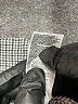 Old Navy 100% Cotton Houndstooth Gray Long Sleeve Button-Down Shirt Size L - photo 9