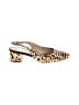 J. McLaughlin Animal Print Tan Brown Heels Size 9 - photo 1